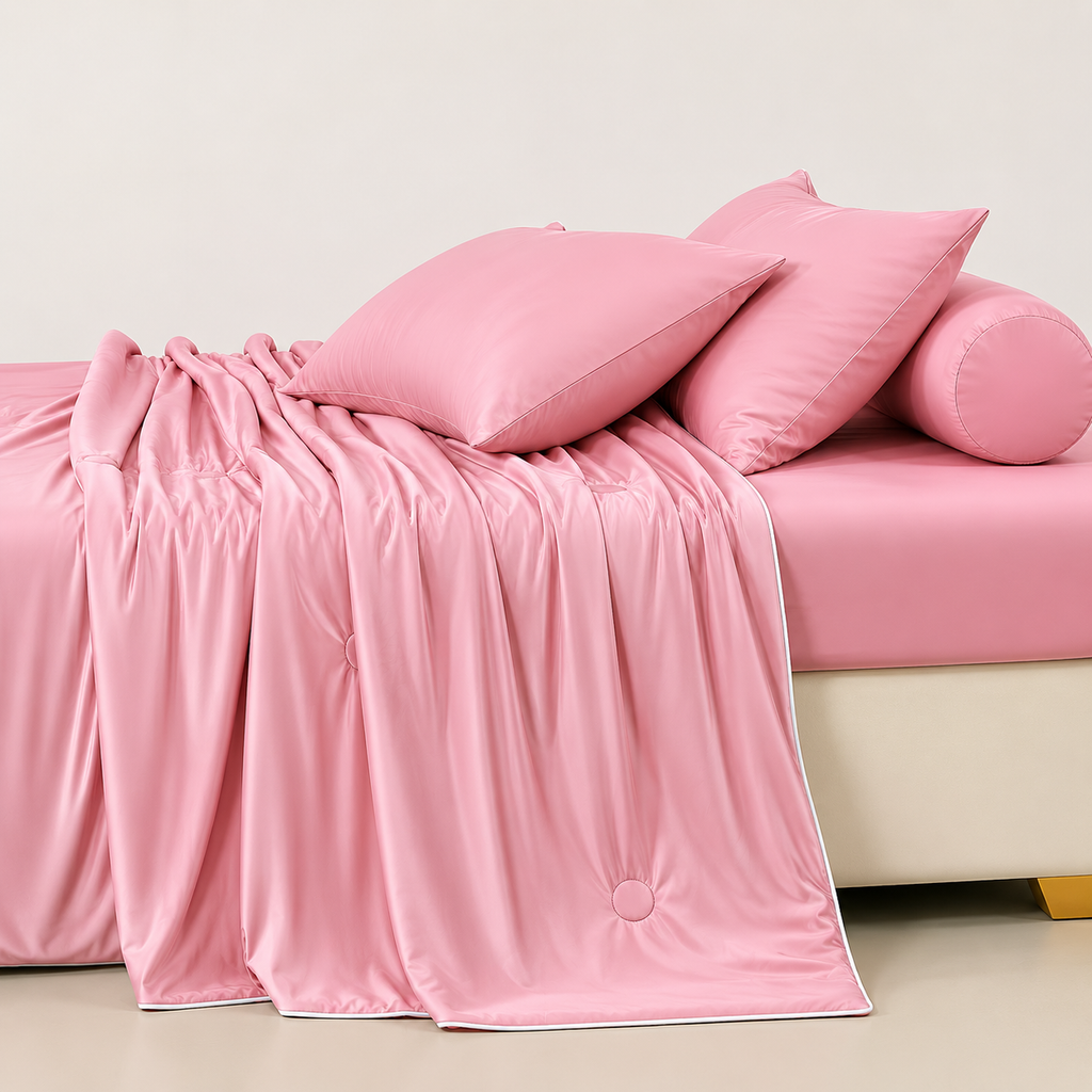 OMG KADY 360° Cooling Fitted Bedsheet Set – 100% Real Cooling Sensation