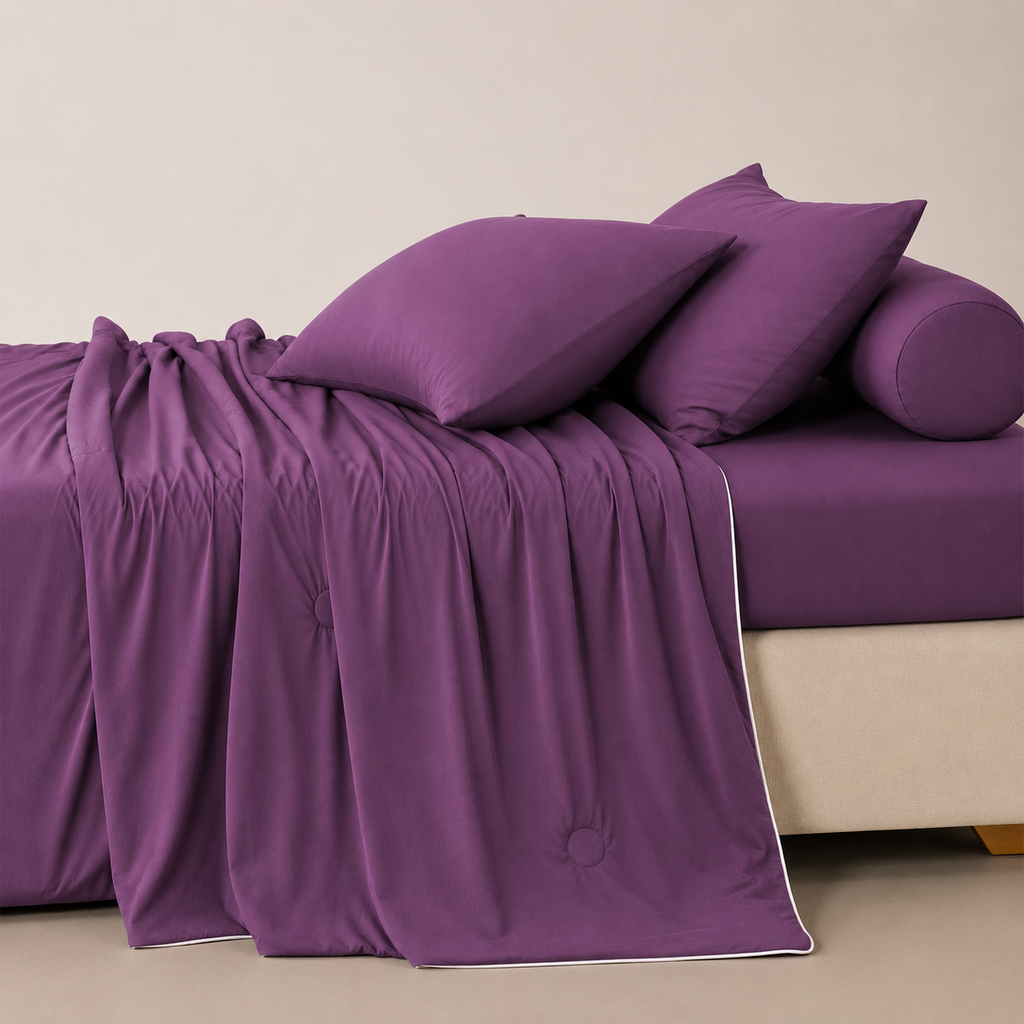 OMG KADY 360° Cooling Fitted Bedsheet Set – 100% Real Cooling Sensation