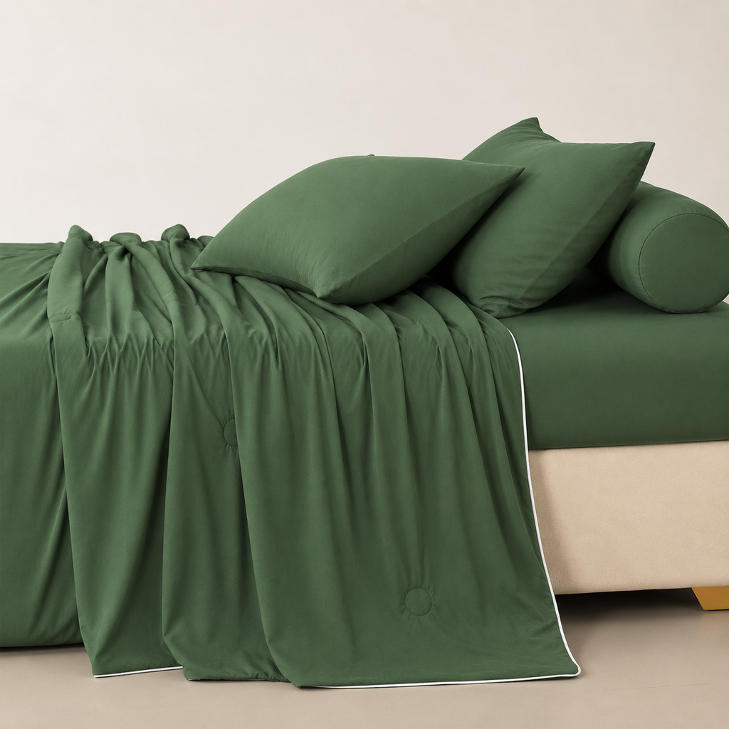 OMG KADY 360° Cooling Fitted Bedsheet Set – 100% Real Cooling Sensation