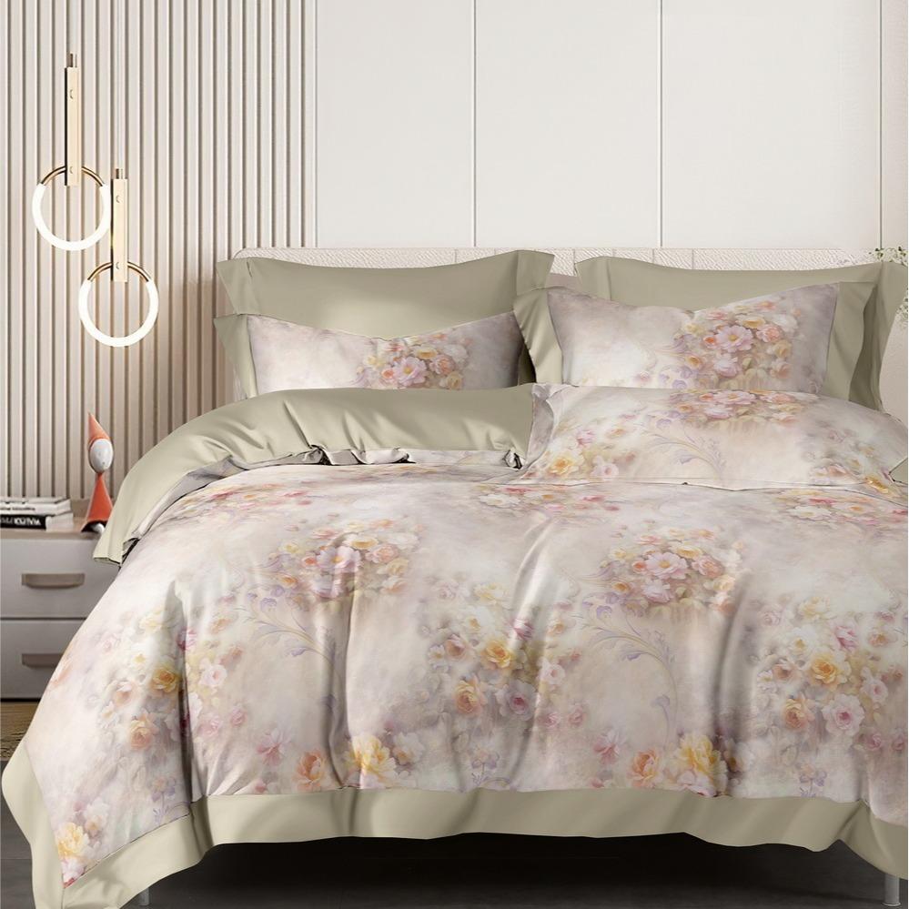 1800 TC Premium Quality iSilk Tex Comforter Bedsheet Full set