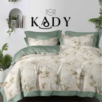 1800 TC Premium Quality iSilk Tex Comforter Bedsheet Full set