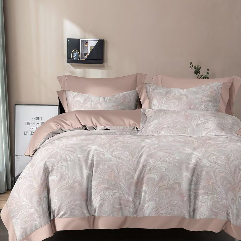 1800TC iSilkTex Premium Quality Comforter Bedsheet Set | Queen and King | Available in 17 Designs