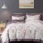1800TC iSilkTex Premium Quality Comforter Bedsheet Set | Queen and King | Available in 17 Designs