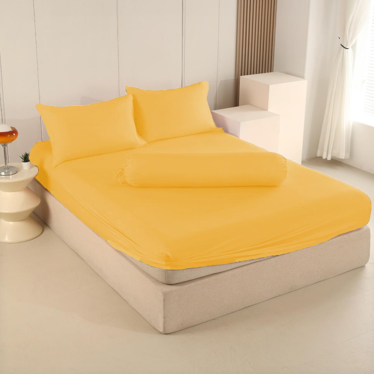 890TC Plain Pastel Colour Bedsheet Set | Single, Super Single, Queen, King | Available in 22 Colours