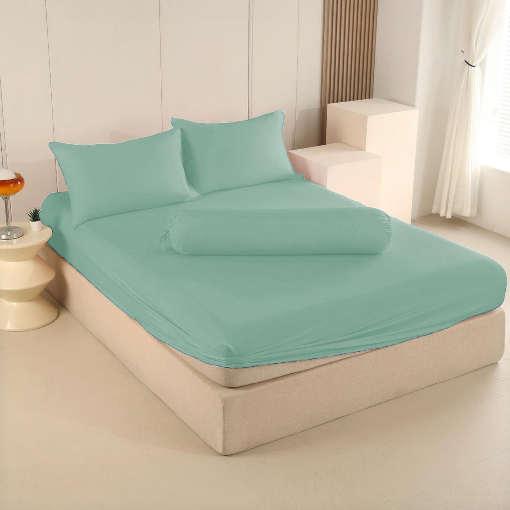 890TC Plain Pastel Colour Bedsheet Set | Single, Super Single, Queen, King | Available in 22 Colours