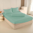 890TC Plain Pastel Colour Bedsheet Set | Single, Super Single, Queen, King | Available in 22 Colours