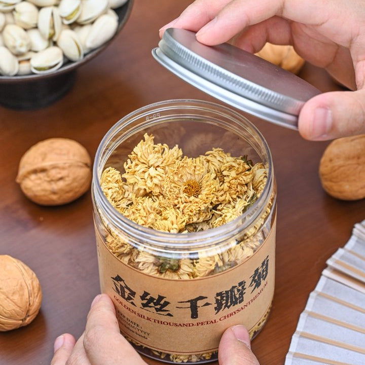 Golden Silk Thousand-Petal Dried Chrysanthemum Tea