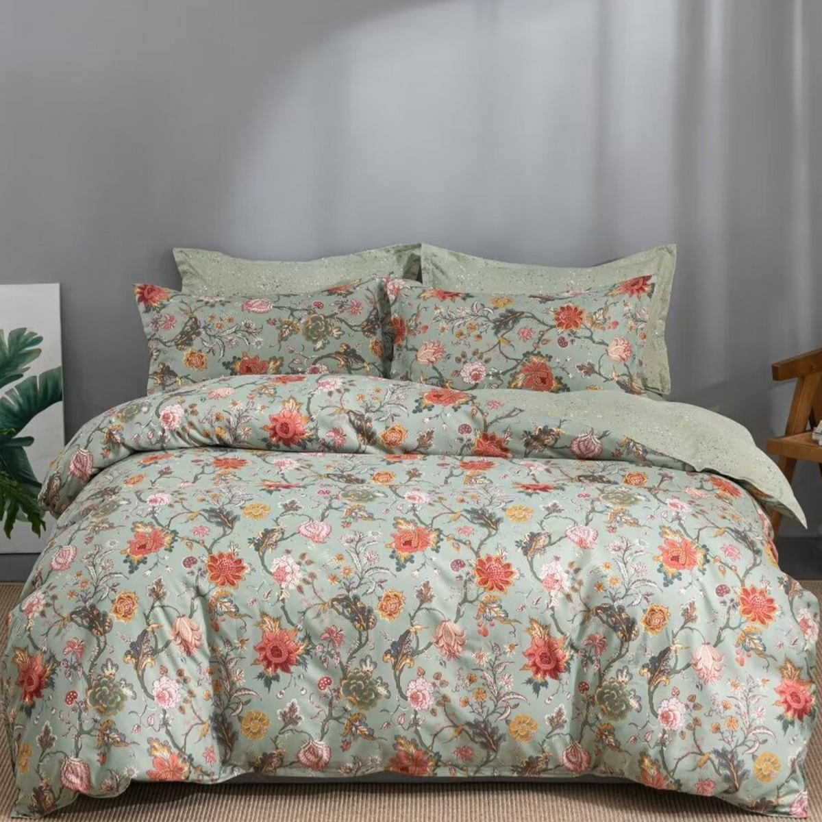 980TC 5-in-1 Bedsheet With Comforter Set | Available in Super Single