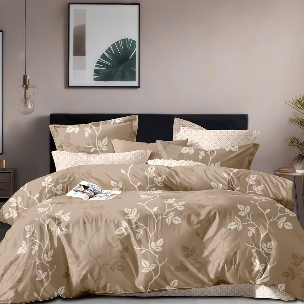 980TC 7-in-1 Bedsheet With Comforter Set | Available in Queen, King