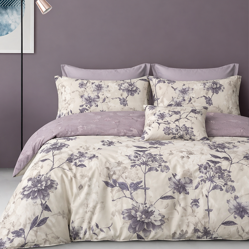 980TC 7-in-1 Bedsheet With Comforter Set | Available in Queen, King