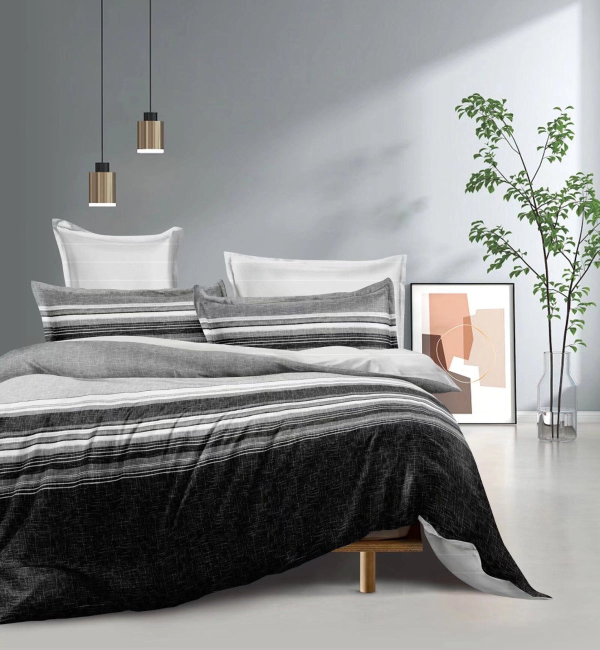 980TC 5-in-1 Bedsheet With Comforter Set | Available in Super Single