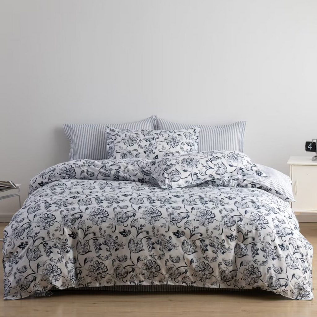980TC 7-in-1 Bedsheet With Comforter Set | Available in Queen, King