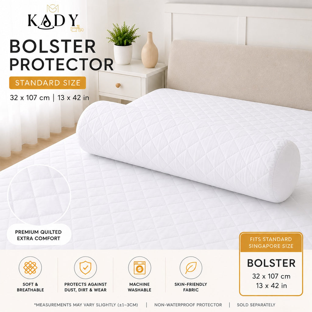OMG KADY Pillow or Bolster Zipped 3-Layered Protector