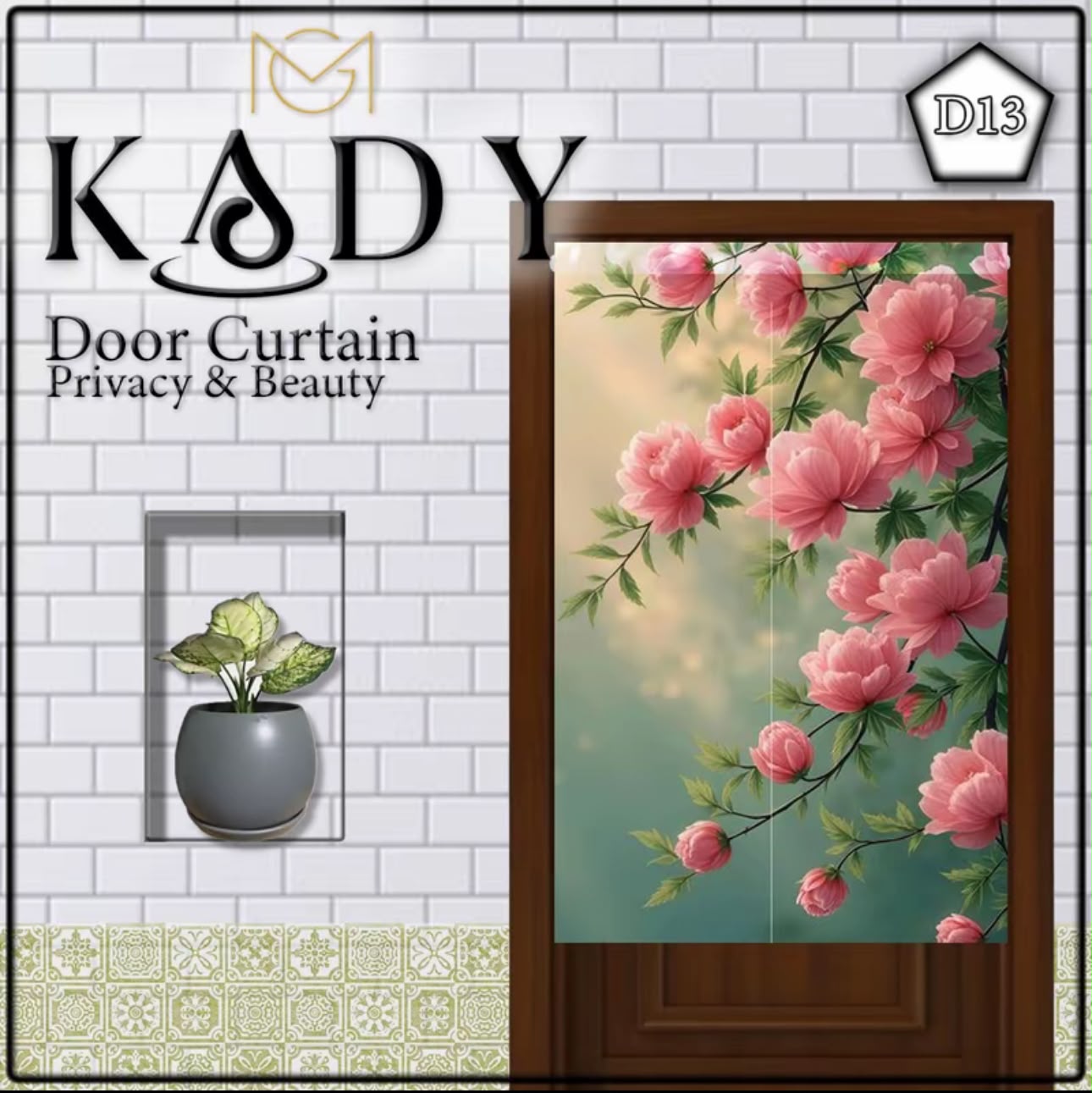 85x150cm Printed Door Curtain Japanese Noren Privacy Room Divider Partition Curtain for Bedroom Kitchen Bathroom Entrance