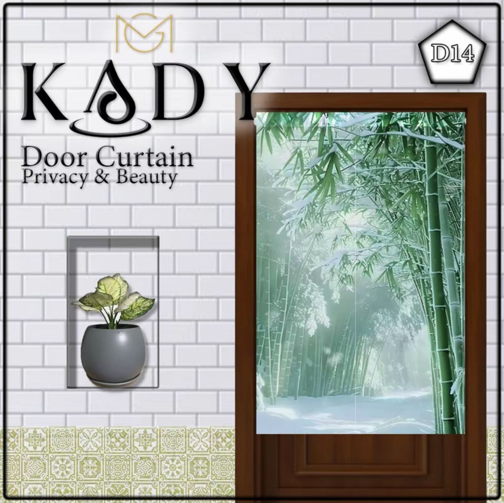85x150cm Printed Door Curtain Japanese Noren Privacy Room Divider Partition Curtain for Bedroom Kitchen Bathroom Entrance