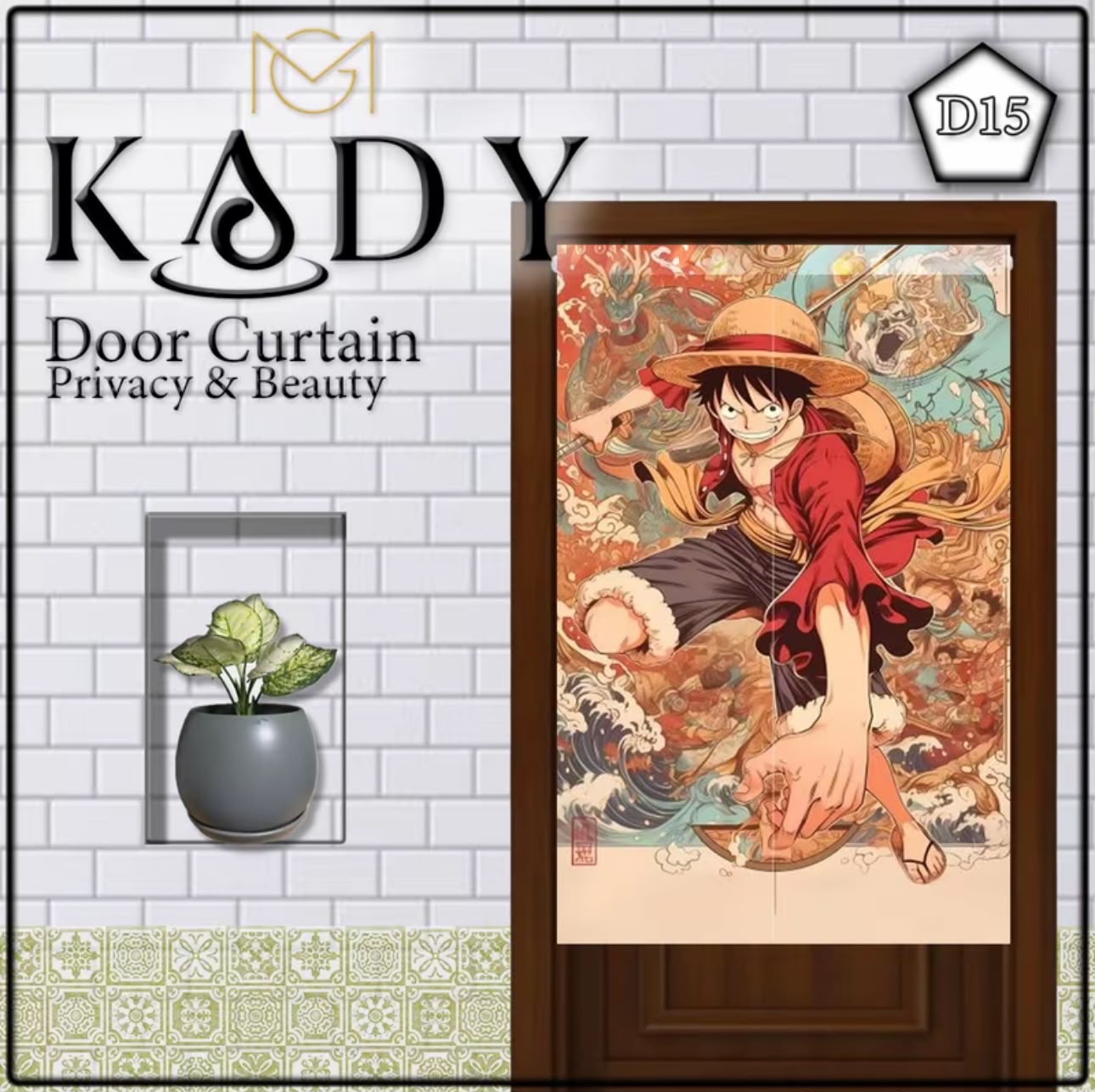 85x150cm Printed Door Curtain Japanese Noren Privacy Room Divider Partition Curtain for Bedroom Kitchen Bathroom Entrance