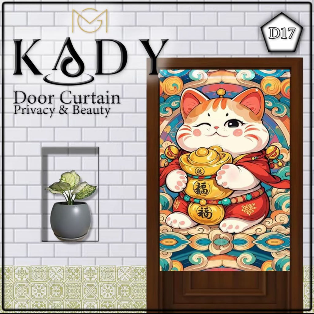 85x150cm Printed Door Curtain Japanese Noren Privacy Room Divider Partition Curtain for Bedroom Kitchen Bathroom Entrance