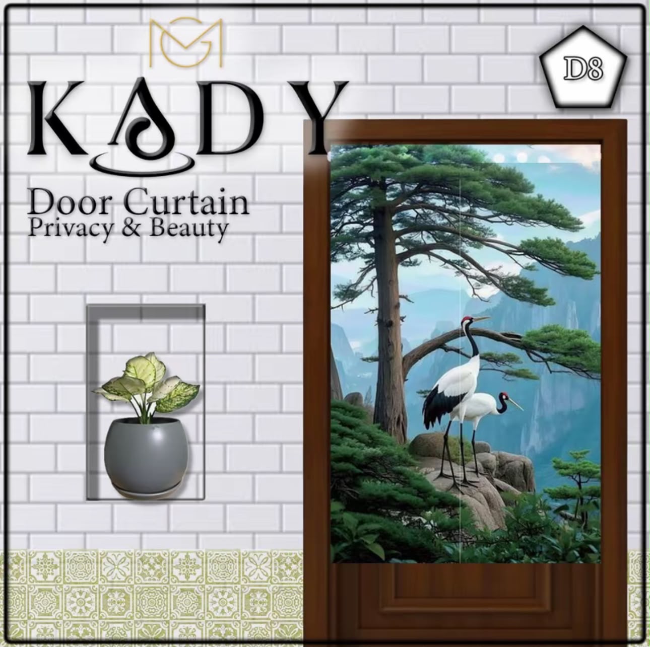 85x150cm Printed Door Curtain Japanese Noren Privacy Room Divider Partition Curtain for Bedroom Kitchen Bathroom Entrance