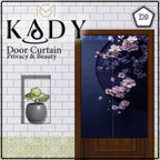 85x150cm Printed Door Curtain Japanese Noren Privacy Room Divider Partition Curtain for Bedroom Kitchen Bathroom Entrance