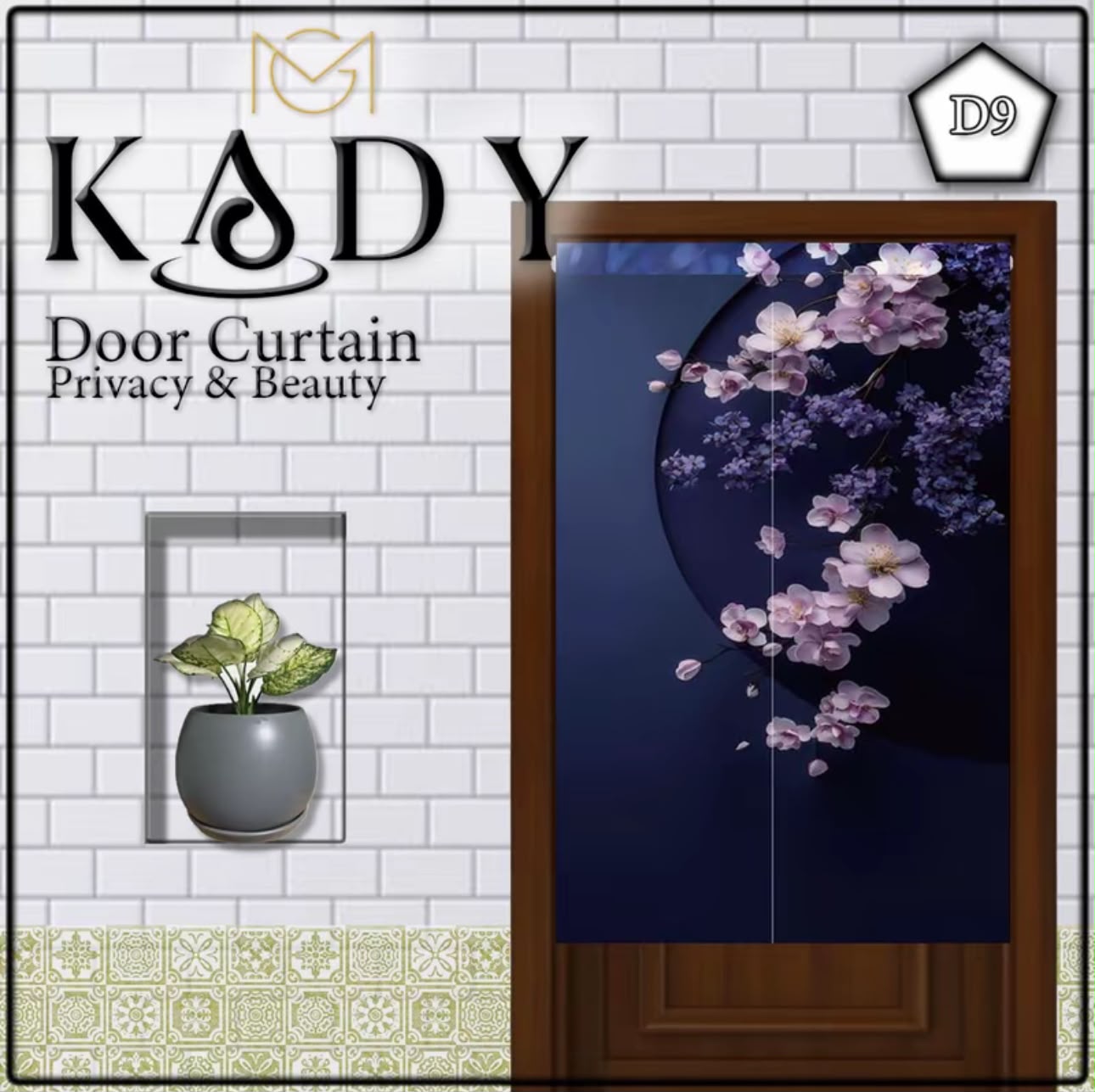 85x150cm Printed Door Curtain Japanese Noren Privacy Room Divider Partition Curtain for Bedroom Kitchen Bathroom Entrance