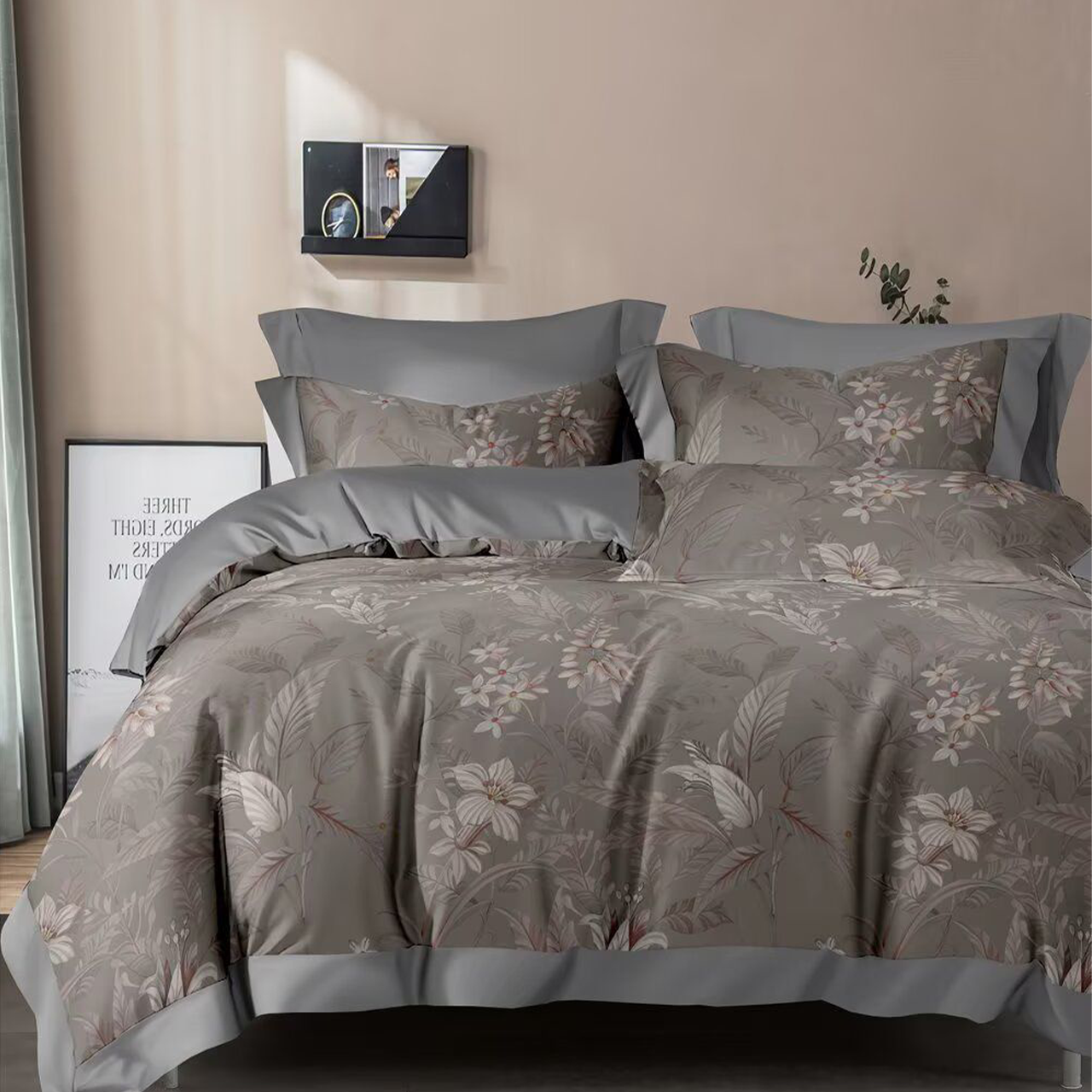 1800TC iSilkTex Cooling Bedsheet Set | Single, Super Single, Queen, King | Available in 12 Designs