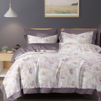 1800TC iSilkTex Cooling Bedsheet Set | Single, Super Single, Queen, King | Available in 12 Designs
