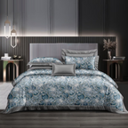1800TC iSilkTex Cooling Bedsheet Set | Single, Super Single, Queen, King | Available in 12 Designs