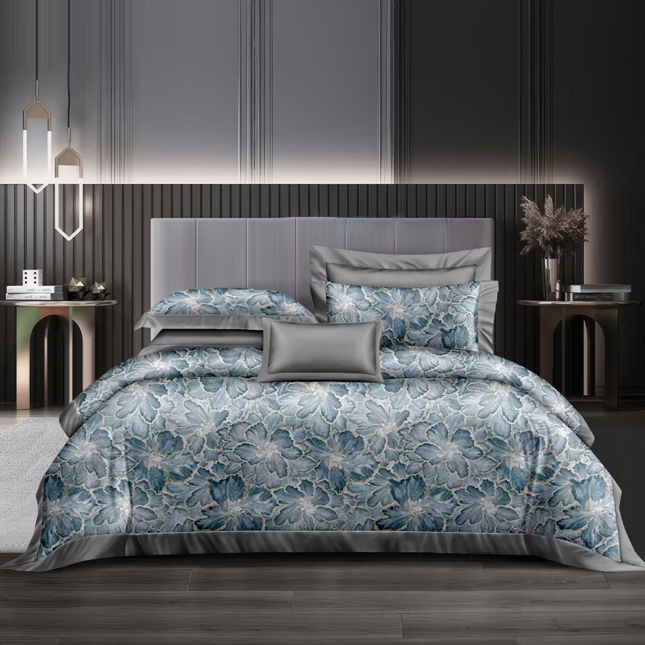 1800TC iSilkTex Cooling Bedsheet Set | Single, Super Single, Queen, King | Available in 12 Designs