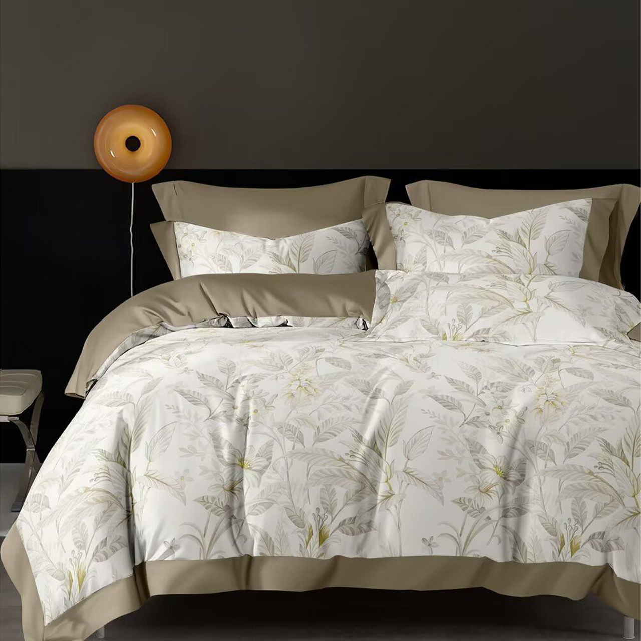 1800TC iSilkTex Cooling Bedsheet Set | Single, Super Single, Queen, King | Available in 12 Designs