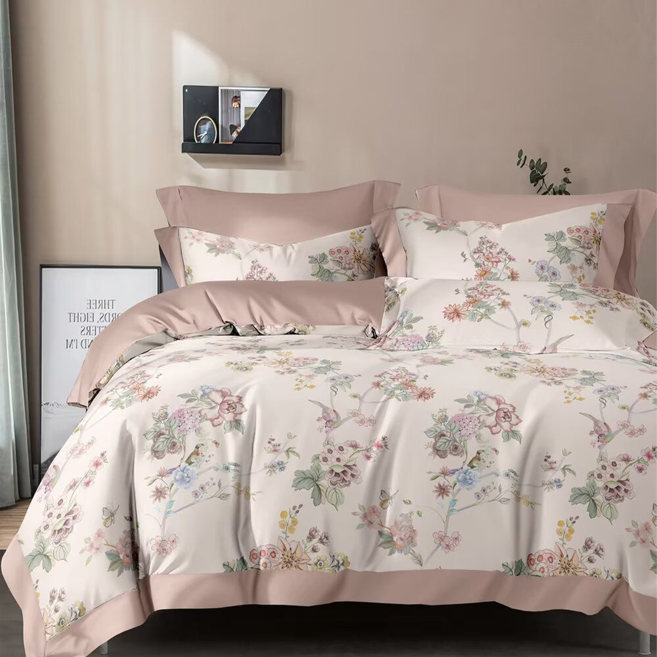 1800TC iSilkTex Cooling Bedsheet Set | Single, Super Single, Queen, King | Available in 12 Designs