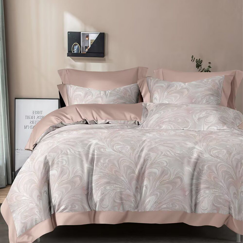 1800TC iSilkTex Cooling Bedsheet Set | Single, Super Single, Queen, King | Available in 12 Designs