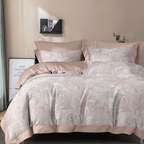 1800TC iSilkTex Cooling Bedsheet Set | Single, Super Single, Queen, King | Available in 12 Designs