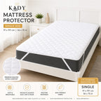 Premium 3 Layer Cotton Mattress Protector for Extra Protection