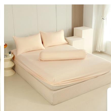 OMG KADY 890TC Plain Pastel Colour Bedsheet Set