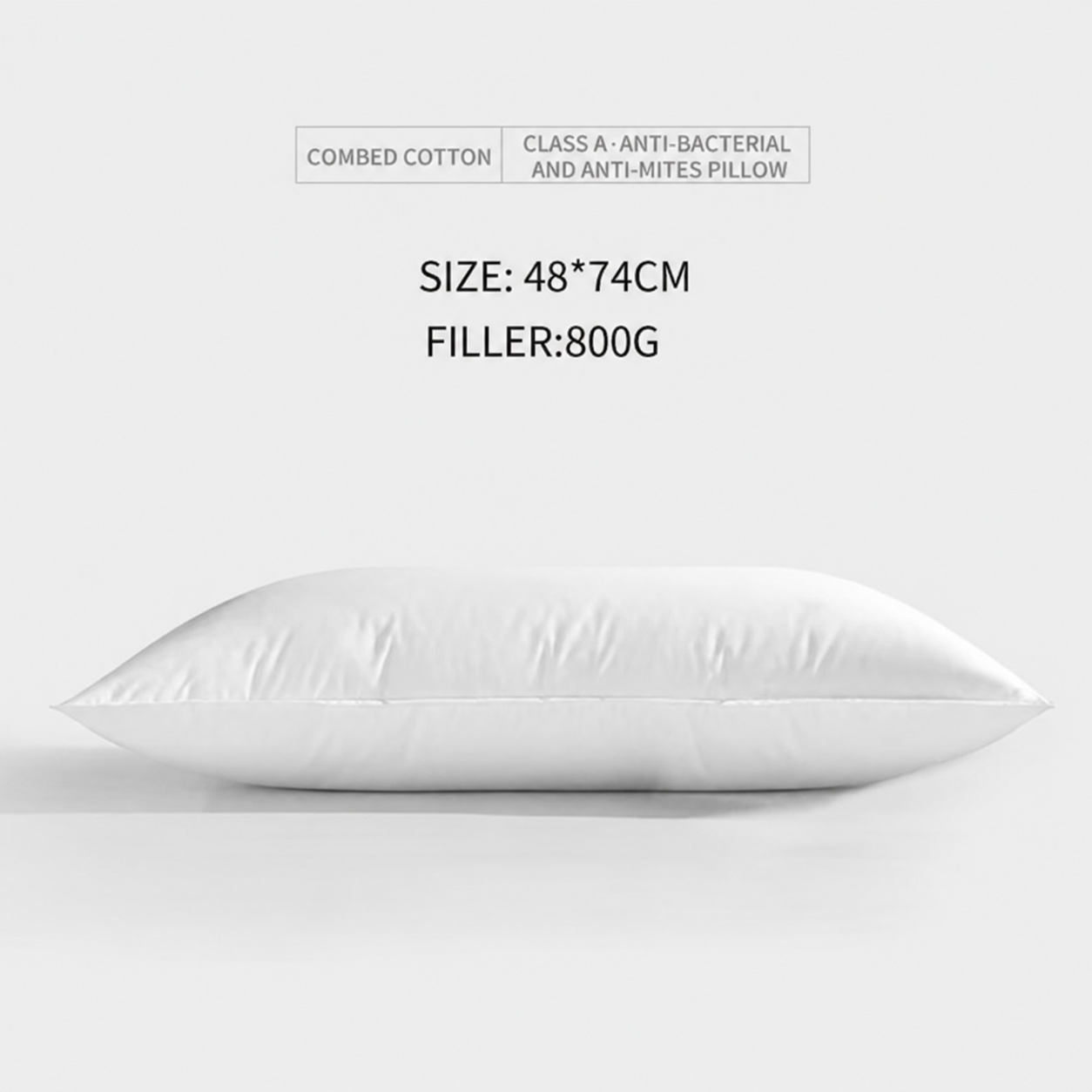Cotton High Quality Hotel Grade Fluffy Pillow | 800g, 1000g or 1300g