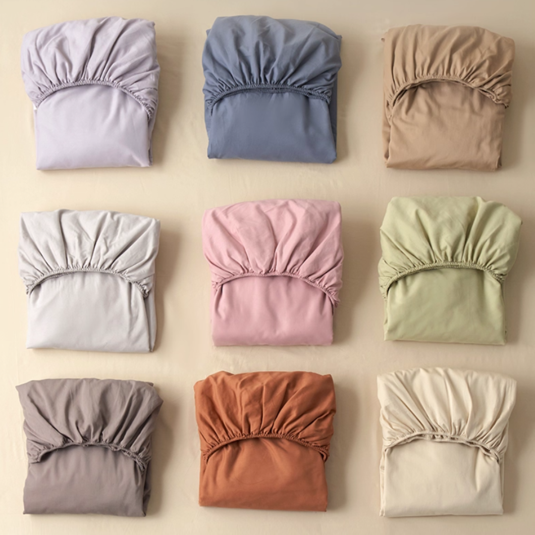 OMG KADY 890TC Plain Pastel Colour Bedsheet Set