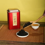 Premium Wild Red Tea Leaves 100g + Porcelain Gongfu Tea Set Bundle | Chinese Tea Gift Set | Tea Cups, Gaiwan & Pitcher