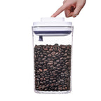 Set of 5 Airtight Canister Pop-Up Storage Container, Leak Proof (350ML, 700ML, 950ML, 1300ML and 1800ML)