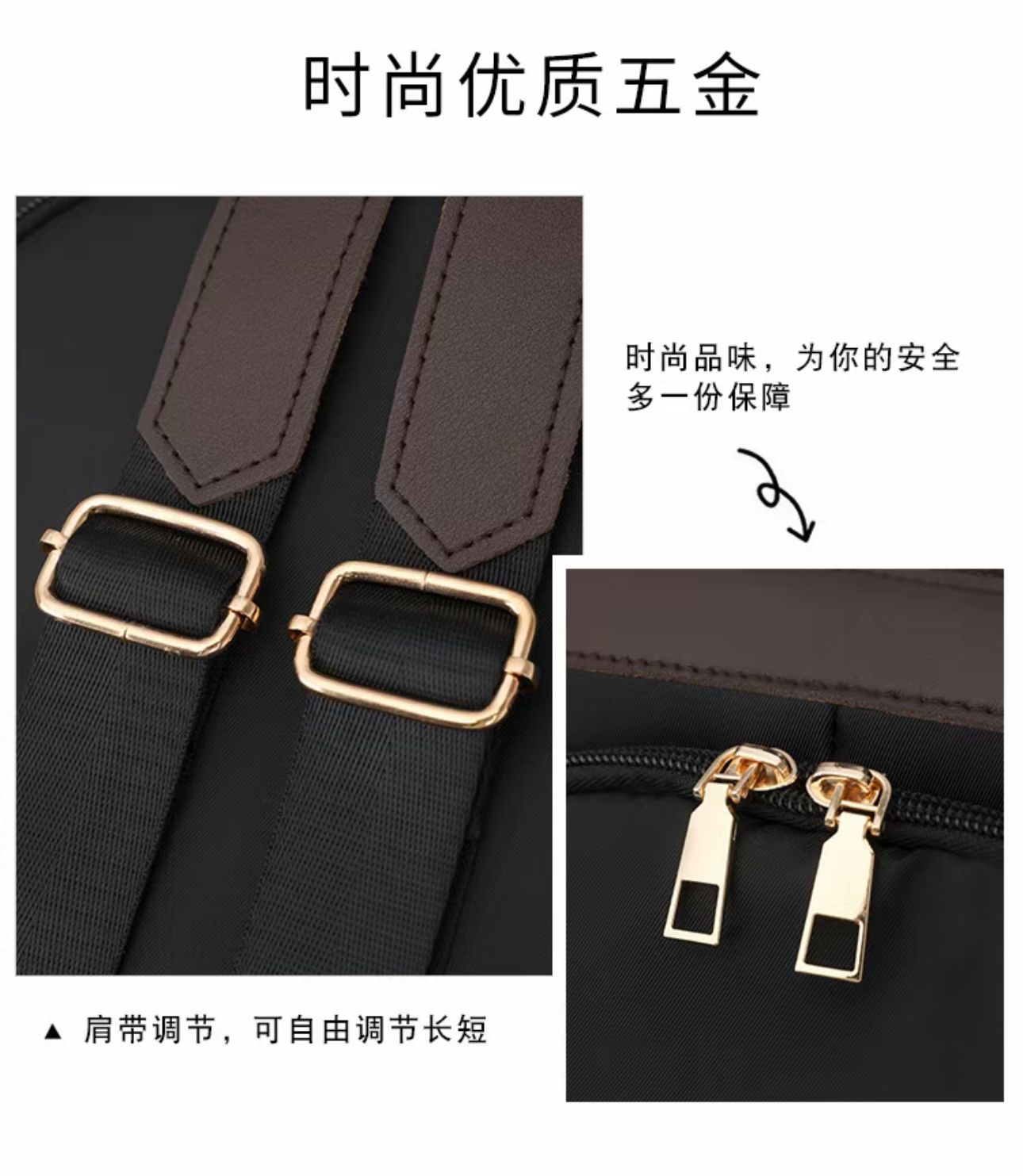 Antitheft, Light Weight, Simple and Casual Backpack available in 2 Colours