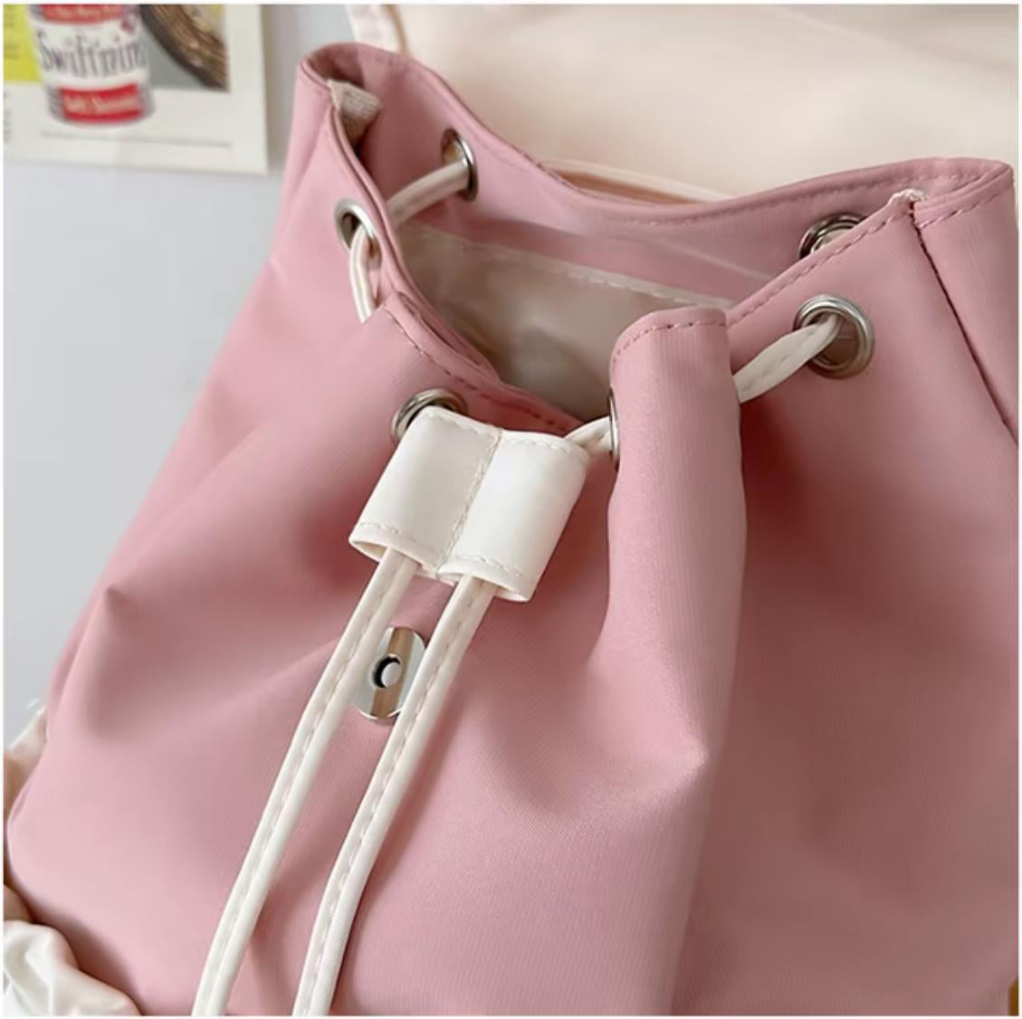 Korean Style Fashionable Unisex Backpack with Hidden Pocket