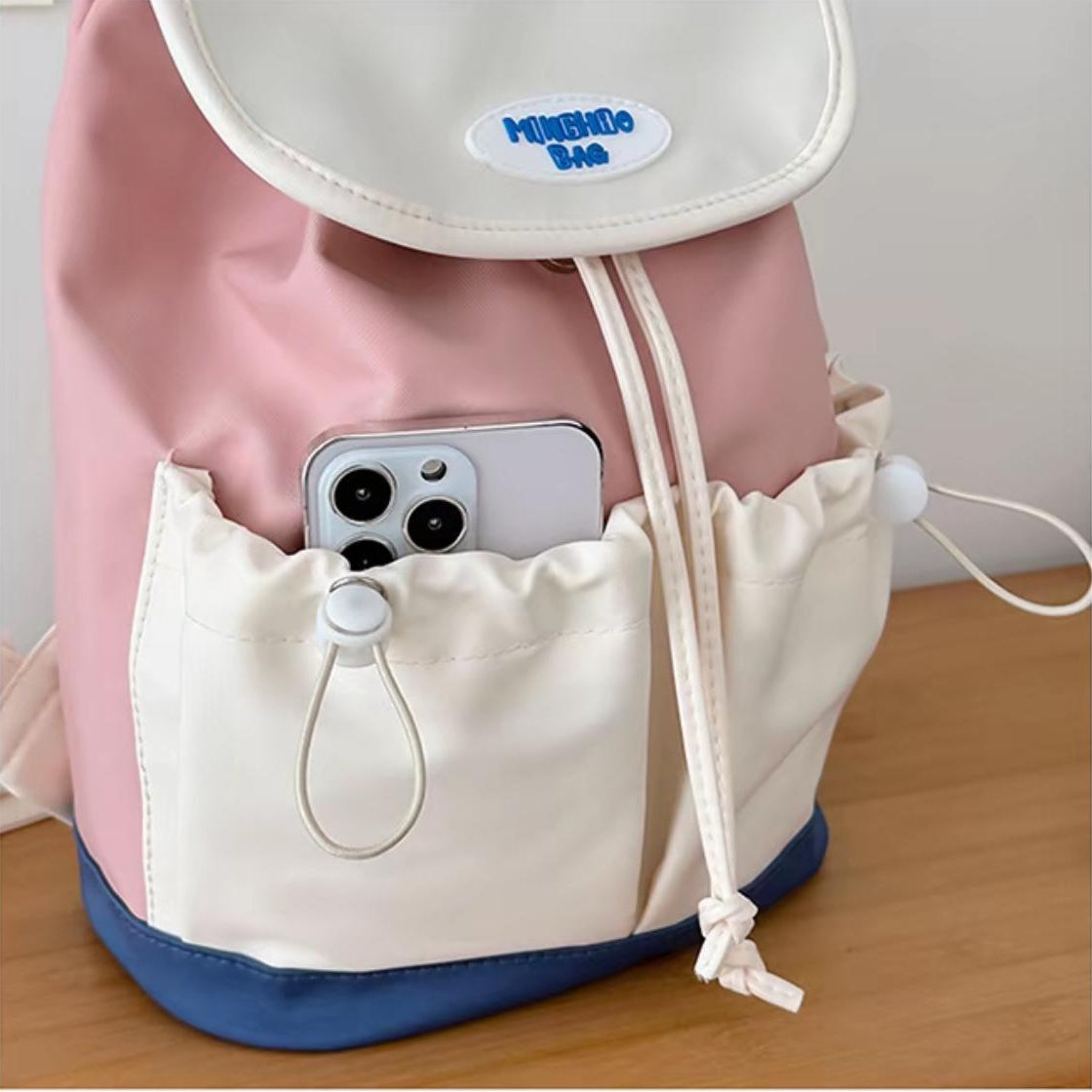 Korean Style Fashionable Unisex Backpack with Hidden Pocket