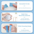 75PCS Drawstring Trash Bags Thick Leak-Proof Garbage Bags with Cute Rabbit Print
