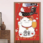 85x150cm Printed Door Curtain Japanese Noren Privacy Room Divider Partition Curtain for Bedroom Kitchen Bathroom Entrance