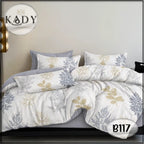 980TC 7-in-1 Bedsheet With Comforter Set | Super Single, Queen, King | Available in 13 Design