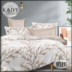 980TC 7-in-1 Bedsheet With Comforter Set | Super Single, Queen, King | Available in 13 Design