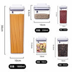 Airtight Pop-Up Food Storage Canister – Stackable Pantry Container in 350ml, 700ml, 950ml, 1300ml, 1800ml or Set of 5