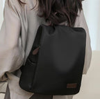 Women’s Anti-Theft Backpack Water-Resistant Lightweight A4 12-Inch Travel Work School Bag Large Capacity